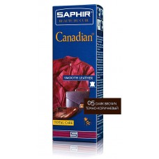 Saphir Крем для обуви CANADIAN, тюбик 75 мл (темно-коричневый)