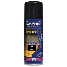 Saphir Аэрозоль-краситель с водоотталкивающим эффектом для ухода за изделиями из замши, нубука, велюра, текстиля SPECIAL Daim Nubuck, 200 мл (черный)