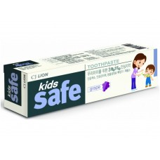 CJ Lion Kids Safe Зубная паста детская Виноград, от 3-х до 12 лет, 90 г