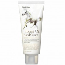3W Clinic крем для рук увлажняющий ЛОШАДИНОЕ МАСЛО Horse Oil Hand Cream, 100 мл