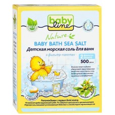 Babyline Nature Детская морская соль для ванн с чередой в фильтр-пакетах, 500 г