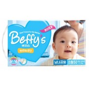 Beffy's, extra dry Подгузники S (3-8 кг), 50 шт