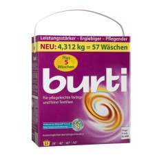 Burti, стиральный порошок для цветного и тонкого белья, 4.312 кг
