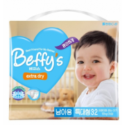 Beffy's extra dry Подгузники для мальчиков XL (от 13 кг) 32 шт