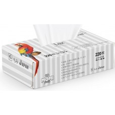 MOMI Бумажные салфетки Family LUX, двухслойные, 220 шт