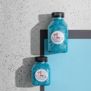 Соль для ванн ароматическая Alice Natural  с шиммером "Мятная" 250г