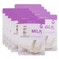 FarmStay Маска с молочными протеинами, 23 мл х 10 шт