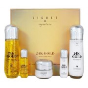 JIGOTT Signature 24K Gold Essential Skin Care 3Set Набор: Тонер для лица с части..