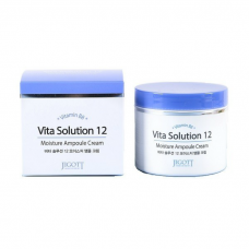 JIGOTT Увлажняющий ампульный крем для лица Vita Solution 12 Moisture Ampoule Cream, 100 мл