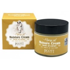 JIGOTT Увлажняющий крем для лица с лошадиным маслом Horse Oil Moisure Cream, 70 мл