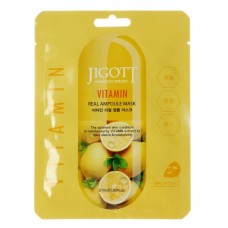 JIGOTT Ампульная тканевая маска c витаминами Vitamin Real Ampoule Mask, 27 мл х 5 шт