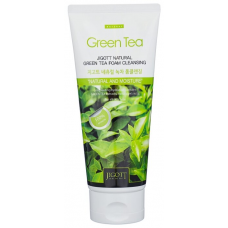JIGOTT Пенка очищающая с экстрактом зелёного чая Natural Green Tea Foam Cleansing, 180 мл