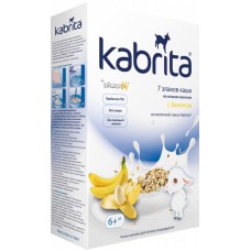 Kabrita 7 злаков каша на козьем молочке с бананом, с 6 месяцев, 180 г
