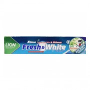 LION Thailand Fresh & White Паста зубная отбеливающая супер прохладная мята ..