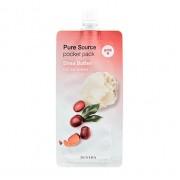 Missha Ночная маска с экстрактом масла ши Pure Source Pocket Pack Shea Butter, 1..