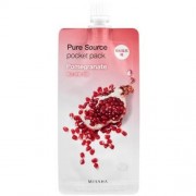 Missha Ночная маска с экстрактом граната Pure Source Pocket Pack Pomegranate, 10..