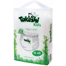 Подгузники-трусики для детей бамбуковые Takeshi Kid's М (6-11 кг) 48 шт 1/4