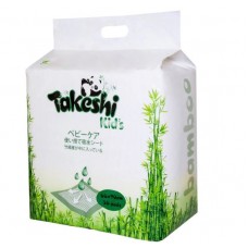 Пеленки впитывающие TAKESHI KID'S для детей бамбуковые 60*90 30 шт