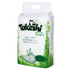 Пеленки впитывающие TAKESHI KID'S для детей бамбуковые 60*90 10 шт