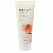 The Face Shop Пенка для умывания с персиком Herb Day 365 Foaming Cleanser Peach,..