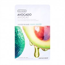 The Face Shop Тканевая маска для лица с экстрактом авокадо Real Nature Mask Sheet  Avocado , 20 г