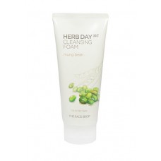 The Face Shop Пенка для умывания с экстрактом бобов Herb Day 365 Cleansing Foam Mung Bean, 170 мл