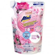 Гель для стирки Kao Attack New Beads Fragrance с ароматом роз, 0.68 кг, дой-пак