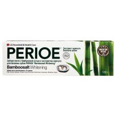 Perioe зубная паста с бамбуковой солью Bamboosalt Whitening и экстрактом жемчуга, 120 г