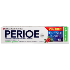 Perioe зубная паста тройное действие Breath Care, с экстрактом зеленого чая, 150 г