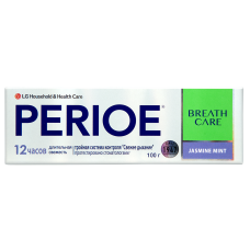 Perioe зубная паста с системой контроля свежего дыхания Breath Care жасмин и мята, 100 г
