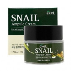 Ekel Ампульный крем для лица с муцином улитки Ampoule Cream Snail , 70 мл