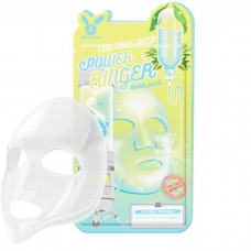 Elizavecca Успокаивающая тканевая маска с экстрактом чайного дерева Tea Tree Deep Power Ringer Mask Pack, 1 шт