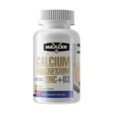 Минерально-витаминный комплекс Maxler Calcium Magnesium Zinc + D3 (90 таблеток), нейтральный