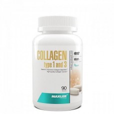 Maxler Коллаген Collagen Type 1 and 3, 90 таблеток