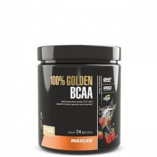 Maxler Аминокислоты БЦАА MAXLER 100% Golden BCAA "Клубника" (210 гр)