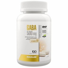 Maxler Гамма-аминомасляная кислота GABA 500 мг (100 вегетарианских капсул)
