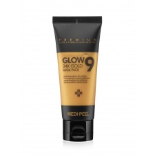 MEDI-PEEL Маска-пленка для лица ЗОЛОТАЯ Premium Glow 24k Gold Mask Pack 9, 100 мл
