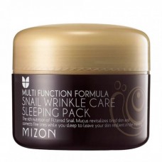MIZON Ночная антивозрастная маска с экстрактом улитки Mizon Snail Wrinkle Care Sleeping Pack