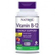 Vitamin B-12 таб., 5000 мкг, 100 шт., клубника
