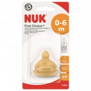 NUK Антиколиковая соска NUK First Choice Plus из латекса с отверстием M размер 1..