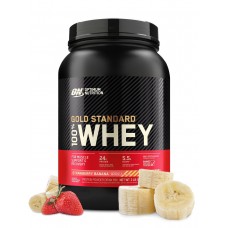 Протеин Optimum Nutrition 100% Whey Gold Standard 907 г клубника-банан