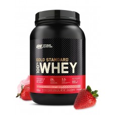 Протеин Optimum Nutrition 100% Whey Gold Standard, 899 г, клубничный крем
