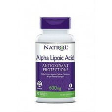 Natrol Alpha Lipoic Acid Time Release таб. пролонг. высв., 600 мг, 45 шт.