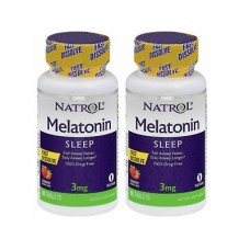 Melatonin Fast Dissolve таб., 3 мг, 90 шт., клубника, 1 уп.