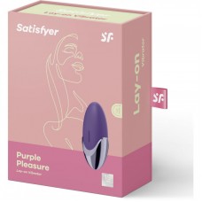 Satisfyer Фиолетовый вибромассажер Layons Purple Pleasure, силикон, 9.5 см, фиолетовый