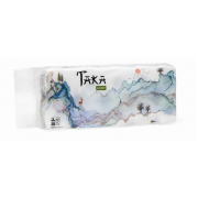 Бумага туалетная Taka Home 2 слоя 4 рулона, 100% целлюлоза, 100 г, 10шт