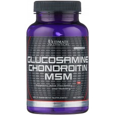 Ultimate Nutrition Комплекс для суставов и связок Ultimate Nutrition Glucosamine & Chondroitin + MSM 90 таблеток