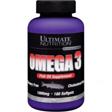 Ultimate Nutrition Омега жиры 3, 180 капс