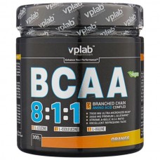 BCAA vplab BCAA 8:1:1, апельсин, 300 гр.