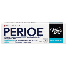 Perioe зубная паста отбеливающая White now cooling mint, охлаждающая мята, 100 г